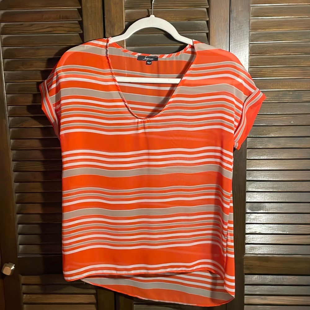 Nordstrom Brand Soprano Sheer Summer Blouse